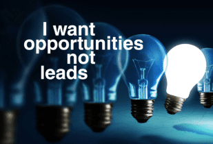 Quiero oportunidades, no leads