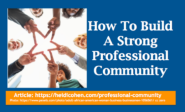 Cómo construir una comunidad profesional fuerte