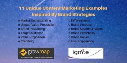 11 ejemplos únicos de marketing de contenido