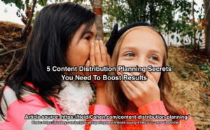 5 secretos de planificación de distribución de contenido