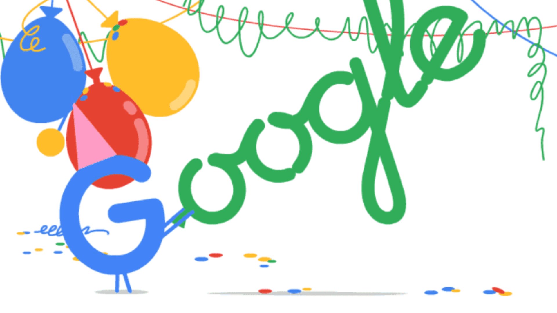 Aniversario Oficial: Conmemorando los 20 años de Google