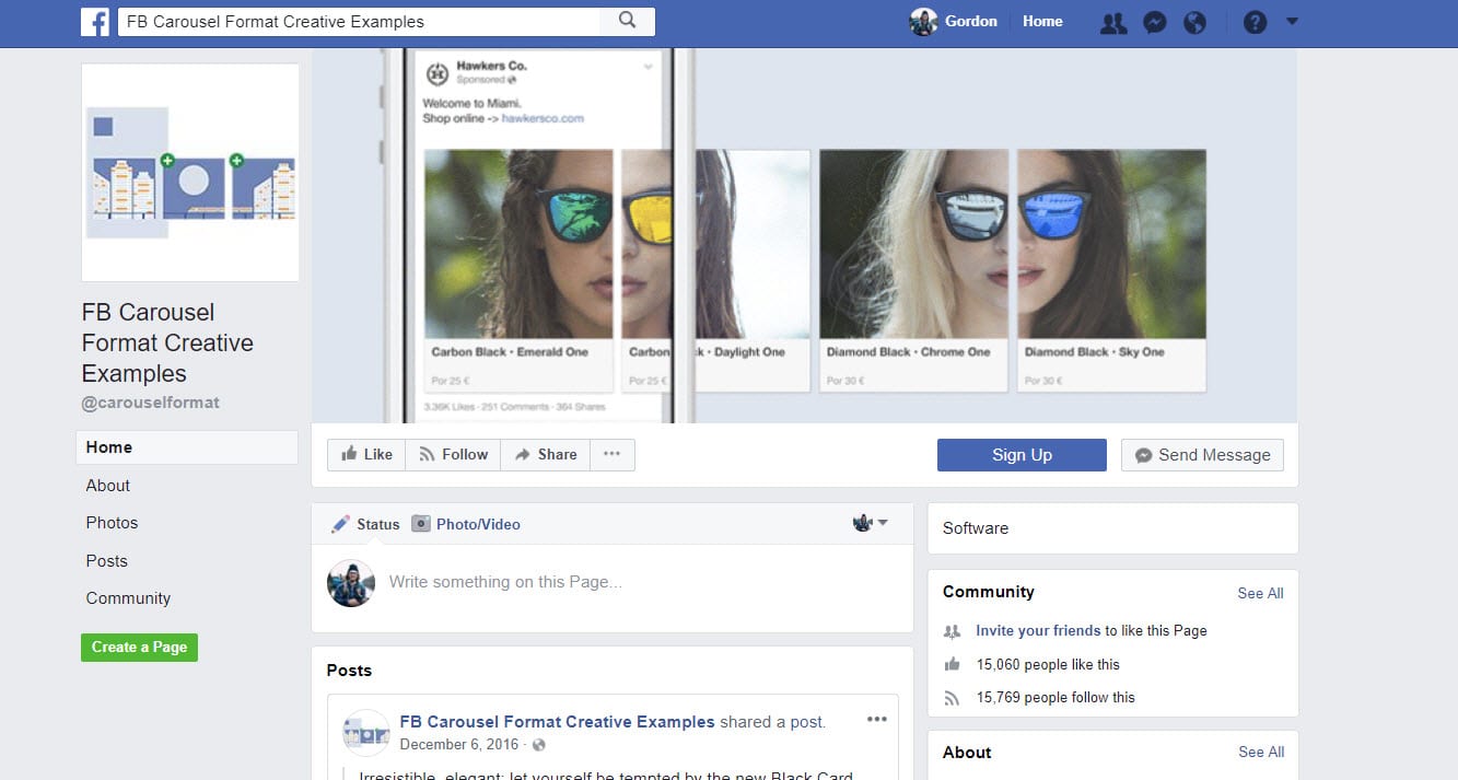 Cómo crear anuncios de carrusel de Facebook que convierten