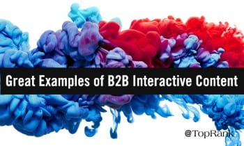 Marketing de contenido B2B interactivo: ejemplos inspiradores