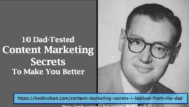 10 secretos de marketing de contenido comprobados por tu padre