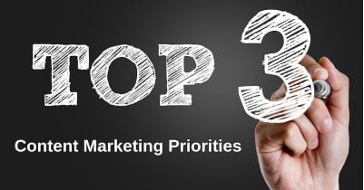 Las 3 principales prioridades de marketing de contenido para 2019